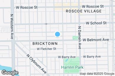 Map image of the property - 2118 W Belmont Ave