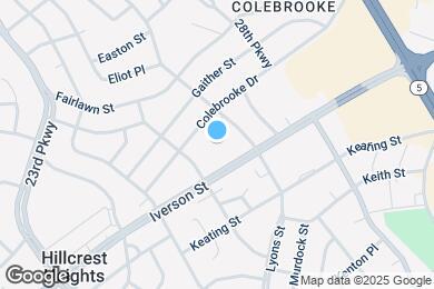 Map image of the property - 3879 26th Ave