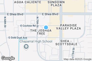 Map image of the property - 7008 E Gold Dust Ave