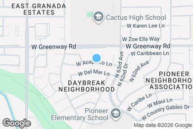 Map image of the property - 6345 W Acapulco Ln