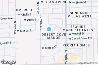 Map image of the property - 7612 W Hope Dr
