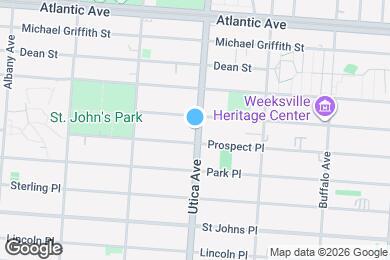 Map image of the property - 154 Utica Ave