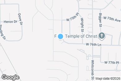 Map image of the property - 4202 W 76th Ct