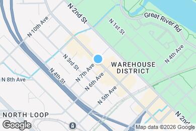 Map image of the property - 607 N Washington Ave