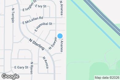 Map image of the property - 1444 N Ananea