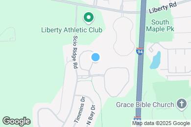 Map image of the property - Arbor Club Apartments - Ann Arbor, MI