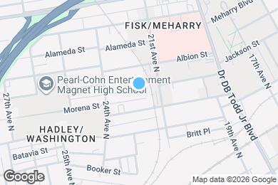 Map image of the property - 2201 Morena St