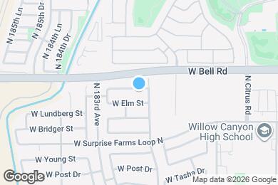 Map image of the property - 18139 W Smokey Dr