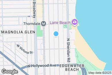 Map image of the property - 5840 N Kenmore Ave