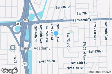 Map image of the property - 1020 SW 74th Ave