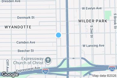 Map image of the property - 4133 S 5th St