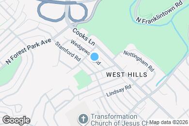 Map image of the property - 1020 Wedgewood Rd