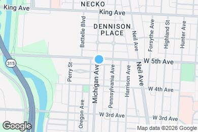 Map image of the property - 1268 Michigan Ave