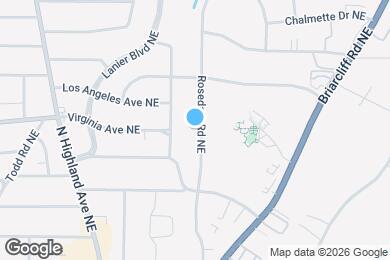 Map image of the property - 1000 Rosedale Rd NE