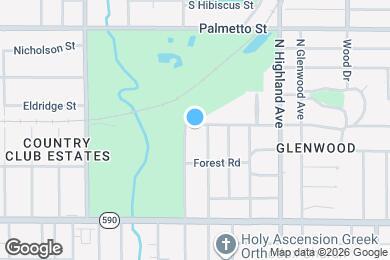 Map image of the property - 525 N Hillcrest Ave