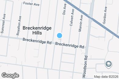 Map image of the property - 3209 Dix Ave