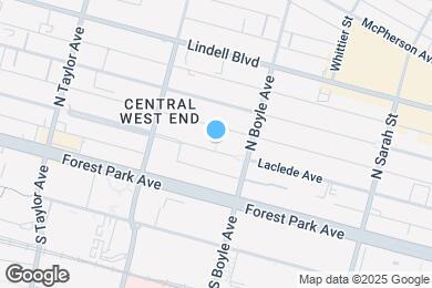 Map image of the property - 4343 Laclede Ave