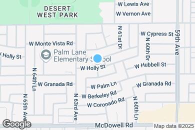 Map image of the property - 6214 W Holly St