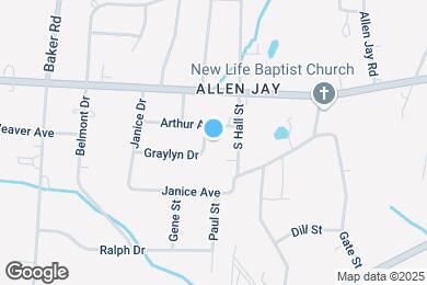 Map image of the property - 828 Graylyn Dr