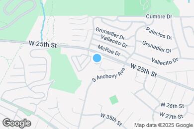 Map image of the property - 2161 W 25th St