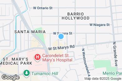 Map image of the property - 512 N Cherokee Ave