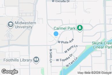 Map image of the property - 19505 N 55th Dr