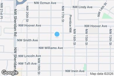 Map image of the property - 1709 NW Smith Ave