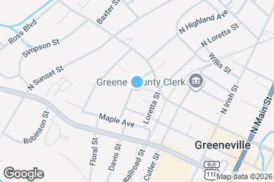 Map image of the property - 110 S Highland Ave