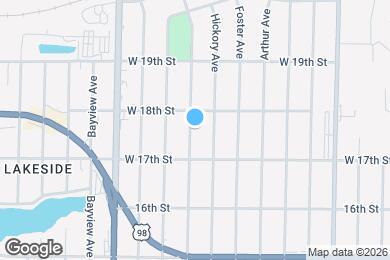 Map image of the property - 1710 Drake Ave