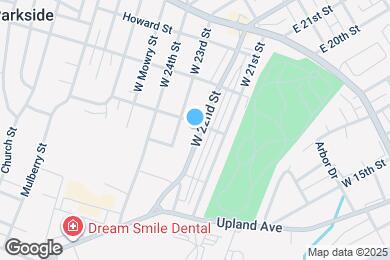 Map image of the property - 304 W 22nd St