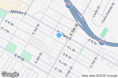 Map image of the property - 451 E L St