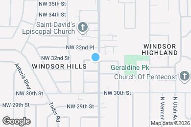 Map image of the property - 4500 NW 32nd St
