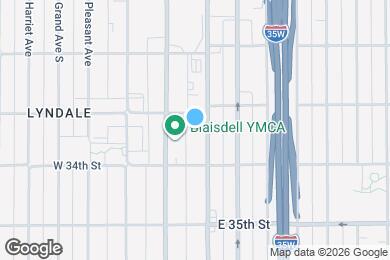 Map image of the property - 3310 Nicollet Ave