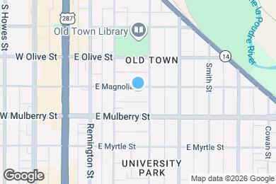 Map image of the property - 331 E Magnolia St