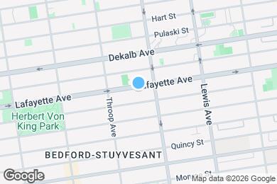 Map image of the property - 804 Lafayette Ave