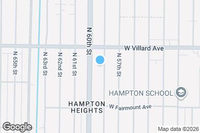 Map image of the property - 5135 N 58th St