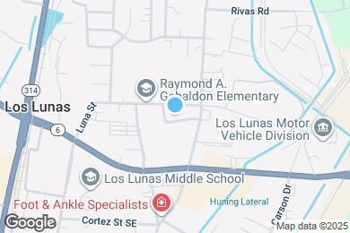 Map image of the property - 609 Avenida Montoya NE
