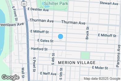 Map image of the property - 154 E Gates St