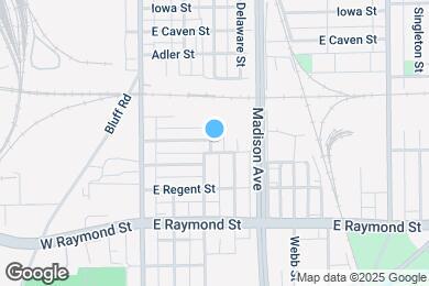Map image of the property - 2035 S Pennsylvania St
