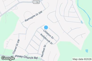 Map image of the property - 831 Littleton Dr