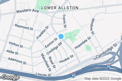 Map image of the property - 283 N Harvard St