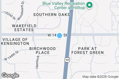 Map image of the property - 8015 W 143rd Ter