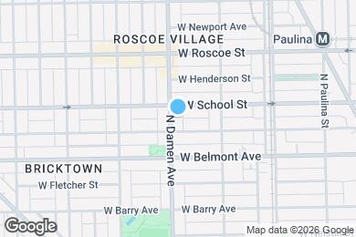 Map image of the property - 3245 N Damen Ave