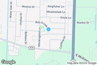 Map image of the property - 3307 Hummingbird Ln