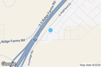 Map image of the property - 1323 S Raintree Ln