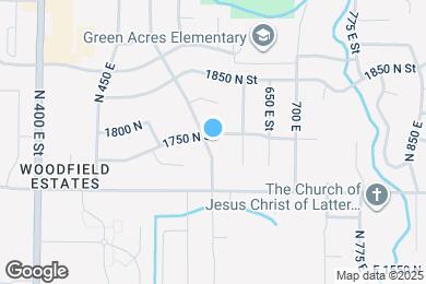 Map image of the property - 1746 N 600 E
