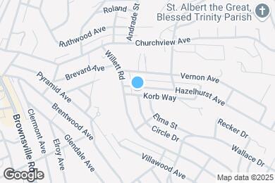 Map image of the property - 3008 Hazelhurst Ave