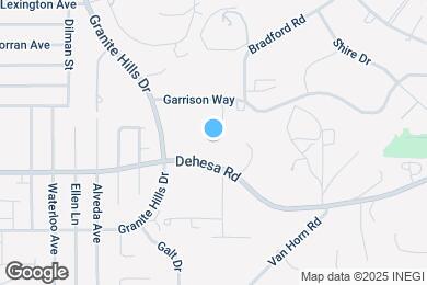 Map image of the property - 1758 Dehesa Rd