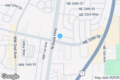 Map image of the property - 155 NE 20th St