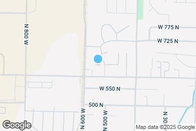 Map image of the property - 545 W 600 N